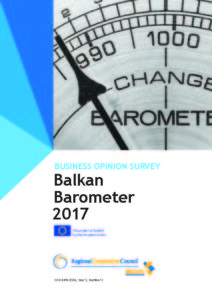 Balkan Barometer survey 2017 cover