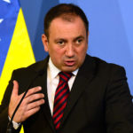 Minister Igor Crnadak in a joint press conference