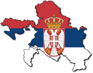 Republika Srpska's area and sigil